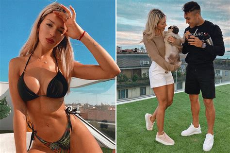 Lautaro Martinez’s stunning girlfriend Agustina Gandolfo keeps fans’ spirits up with sexy bikini ...