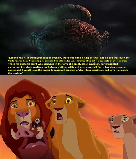 Simba reaction to The Black Cauldron! by EmilioKiara on DeviantArt