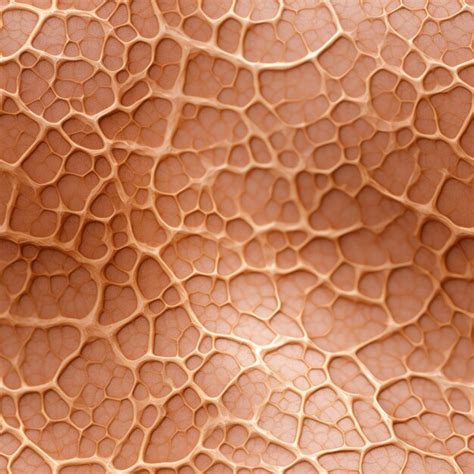 Premium AI Image | Macro shot of a normal skin texture with a balanced surface