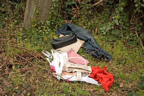 Discarded clothes and accessories, Jersey Lane | stephengg | Flickr