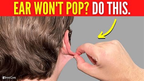 How To Unblock Ears, How To Unplug Ears, Relieve Ear Pressure, Ear ...