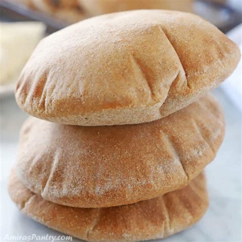 Whole Wheat Pita Bread Recipe No Oil | Deporecipe.co