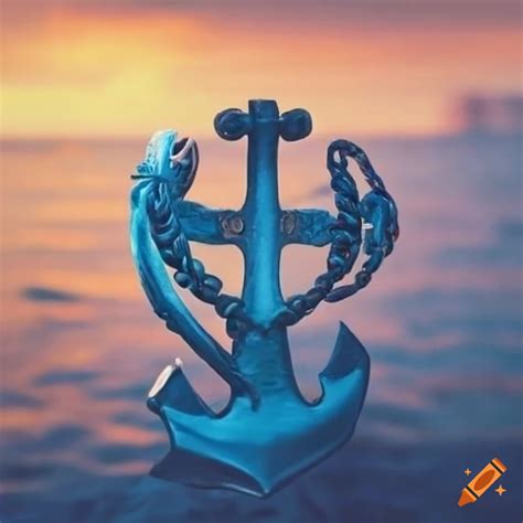 Nautical anchor symbol on Craiyon