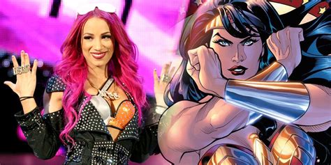 WWE's Sasha Banks Sported Wonder Woman Gear at the Royal Rumble