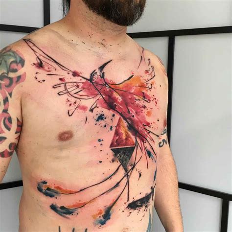 Phoenix Chest Tattoo - Best Tattoo Ideas Gallery