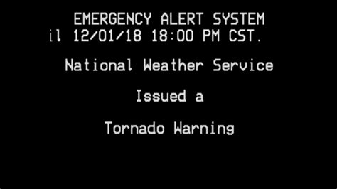 EAS Mock - My First Tornado Warning - YouTube