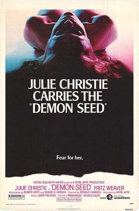 Demon Seed 1977 Movie Review | Horror movie posters, Movie posters, Horror posters