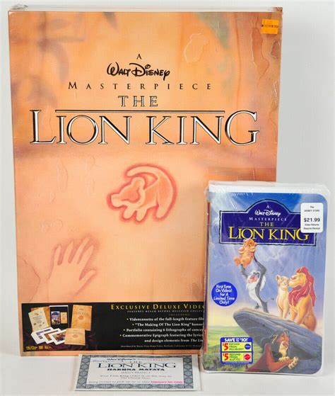 The Lion King Vhs Cover