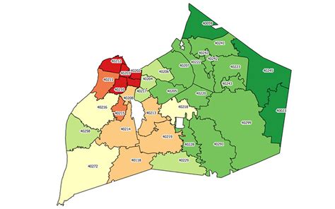 Louisville Zip Codes Map - Draw A Topographic Map