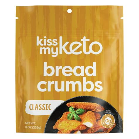 Kiss My Keto Bread Crumbs Zero Carb (0g Net) — Low Carb Keto Breadcrumbs | 6g Protein per ...