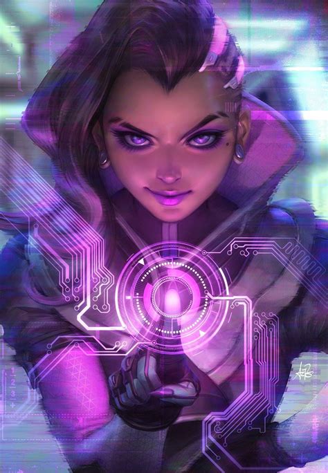 Sombra Video Game Characters, Female Characters, Stanley Lau, Sombra Overwatch, Akali League Of ...