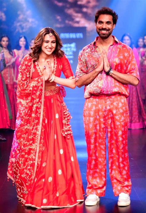 Sara Ali Khan walks ramp at Lakme Fashion Week for designer Punit Balana