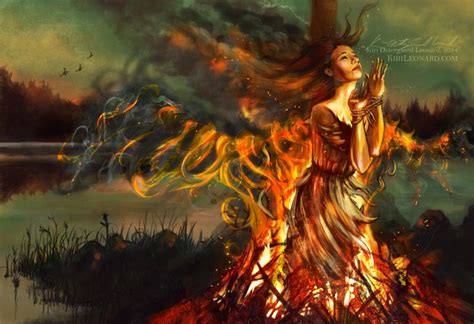 witch burning painting - Google Search Phoenix Symbolism, Mighty Med, Salem Witch Trials, Witch ...