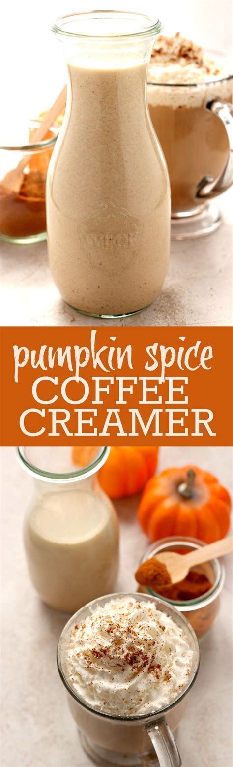 pumpkin spice coffee creamer is an easy dessert recipe that's perfect for fall