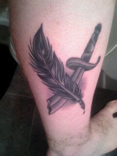 The own is mightier than the sword | Writing tattoos, Tattoos, Sword