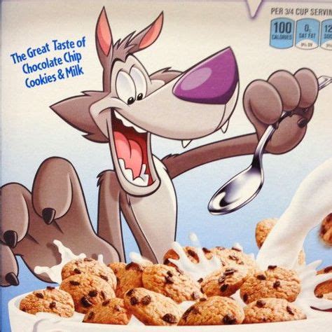 Chip the wolf is the COOKIE CRISP cereal mascot. | Cookie crisp, Famous ...