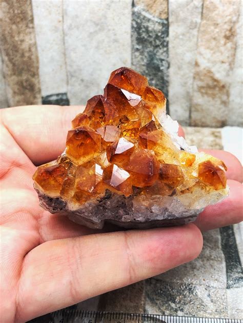 Natural Citrine Crystal Speciman Stone From Brazil Minerals - Etsy