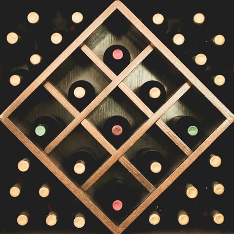 Close-up Photo of Brown Wine Rack · Free Stock Photo