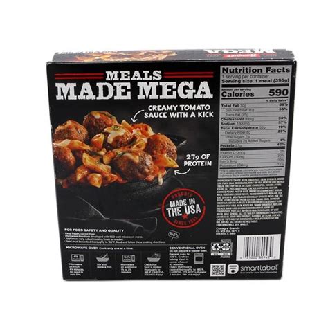 Banquet Mega Bowls Dynamite Penne & Meatballs | Hy-Vee Aisles Online Grocery Shopping