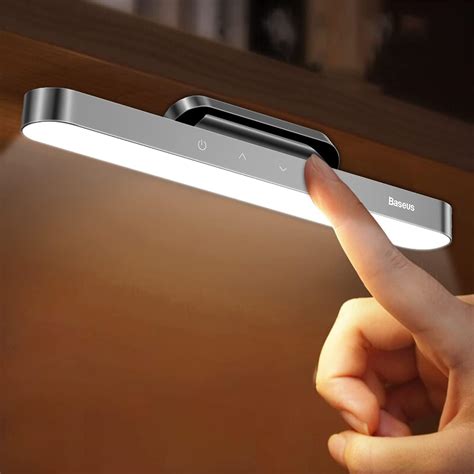LED Desk Lamp, Baseus Cordless Turn Off Delay Led Light, 5W Touch Control Magnetic Closet Lights ...