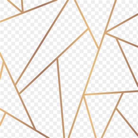 Gold geometric triangle png background | free image by rawpixel.com / sasi | Gold geometric ...