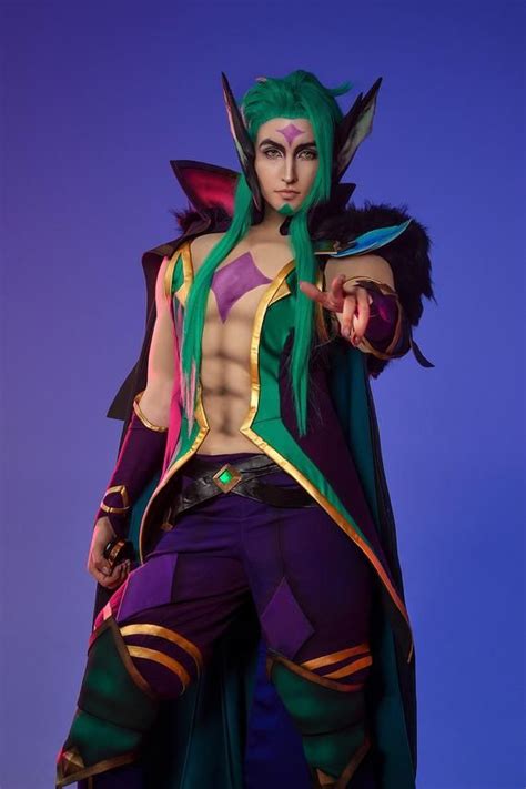 Star Guardian Rakan League of Legends Game Full Cosplay Costume | League of legends game, League ...