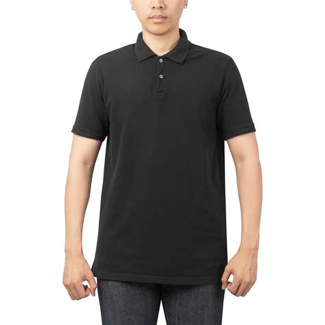 Black Polo T Shirt Template