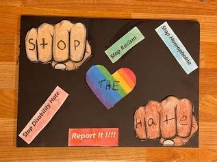 Young people illustrate the power of art in the battle against hate ...