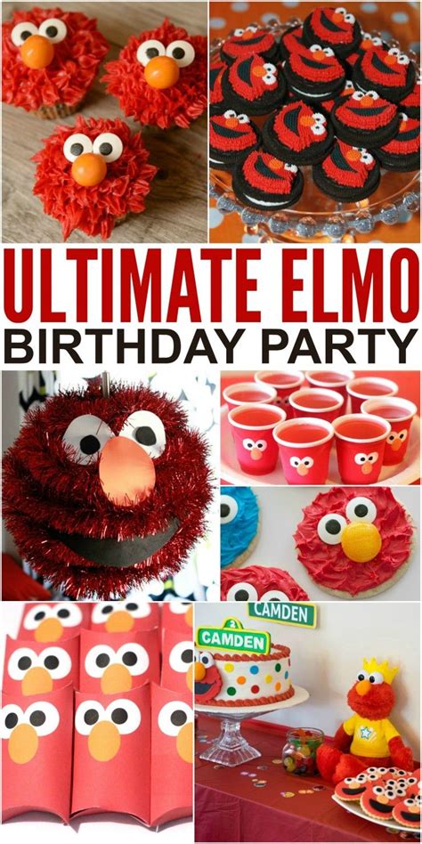 How to Throw the Ultimate Elmo Birthday Party to please any toddler on ...