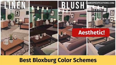 70 Best Bloxburg Color Schemes To Decorate - Game Specifications