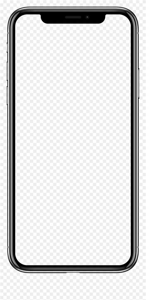 Download Blank Iphone Png - Svg Iphone X Vector Clipart (#342423) - PinClipart