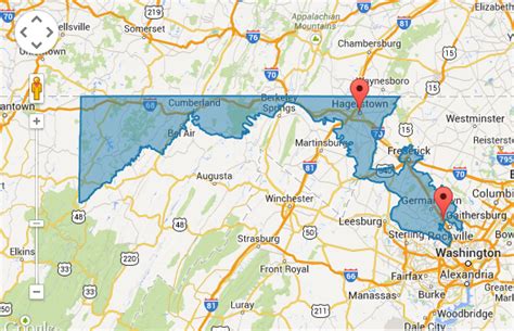 Maryland's Sixth Congressional District is the same shape as Maryland ...