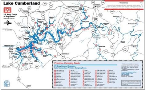 Cumberland Lake Map | World Map 07