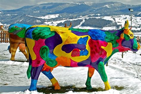 "Cow-art - Gruyere - Switzerland" by Arie Koene | Redbubble