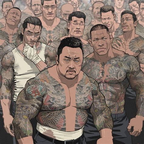 ArtStation - Yakuza, Seung Eun Kim | Yakuza tattoo, Japanese gangster, Yakuza anime