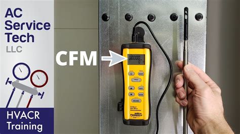 Airflow CFM Measured with a Hot Wire Anemometer! - YouTube