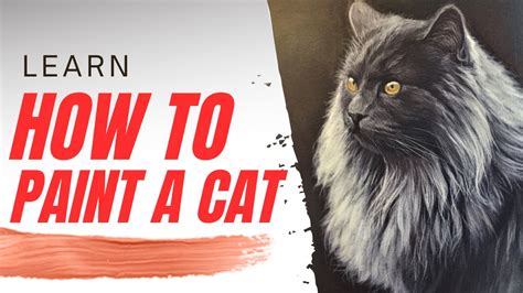 EASY How to Paint a Cat in Acrylics | Pet Portrait Painting | Part 2 ...