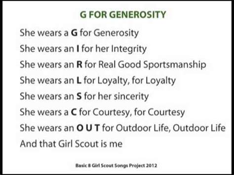 G for Generosity - YouTube