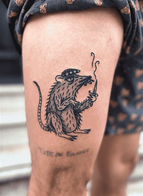 Rat Tattoo Design Ideas Images in 2023 | Rat tattoo, Mouse tattoos, Z ...