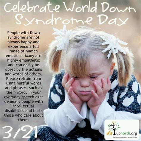 Its World Down Syndrome Awareness day. I love and have taught some precious kiddos with Down ...