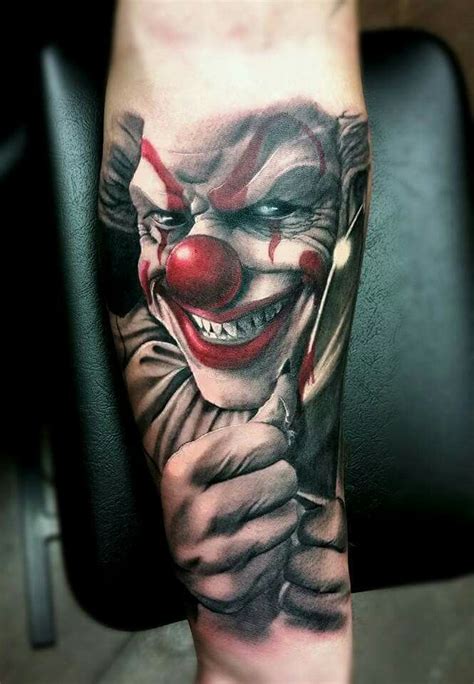 Love clown tattoos | Tatuaje de payaso, Patrones de tatuajes, Tatuaje de horror