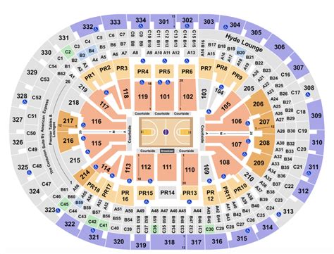 Crypto.com Arena (Formerly Staples Center) Seating Chart + Rows, Seats ...
