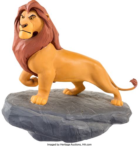 The Lion King Adult Mufasa Hand-Painted Limited Edition Maquette | Lot #94262 | Heritage Auctions