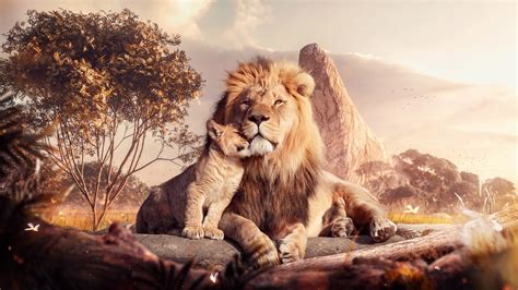 Lion, Movie, Simba, Mufasa (The Lion King), 2K, The Lion King (2019) HD Wallpaper