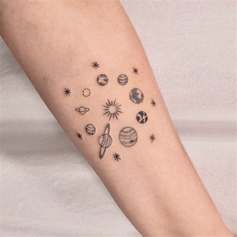 Share 71+ minimalist solar system tattoo - in.cdgdbentre