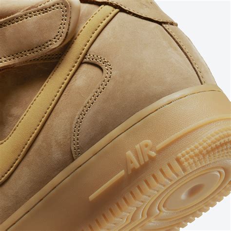 Nike Air Force 1 Mid Wheat Flax DJ9158-200 Release Date - SBD