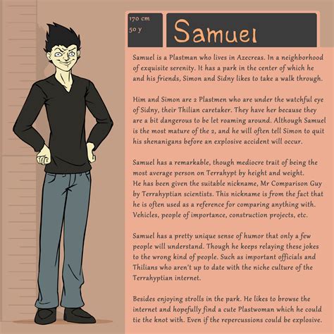 Character Bio (Samuel) by SYRSA on DeviantArt