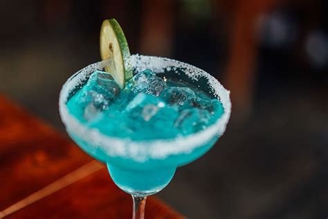 blue summer cocktail, blue, cocktail, drink, refreshing, summer, close ...
