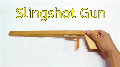 HOW TO MAKE A RUBBER GUN - YouTube