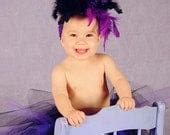 Items similar to Girls Witch Costume - Halloween Tutu - Spider headband - Witch Tutu for Girl ...